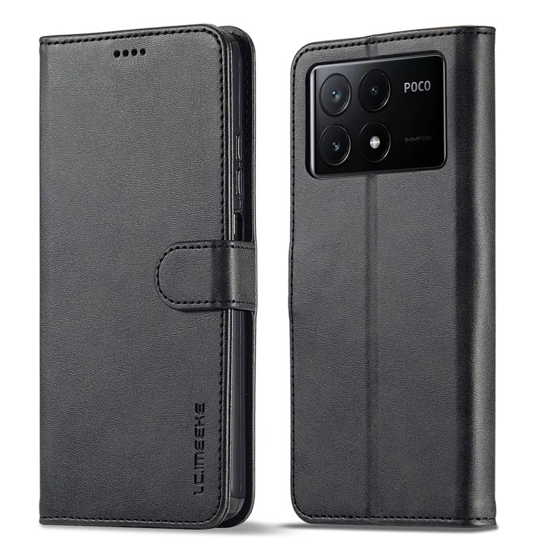 Funda con tapa de cuero tipo billetera para Xiaomi Poco X6 Pro 5G, funda para teléfono M6 Pro 4G, soporte magnético con ranura para tarjetas