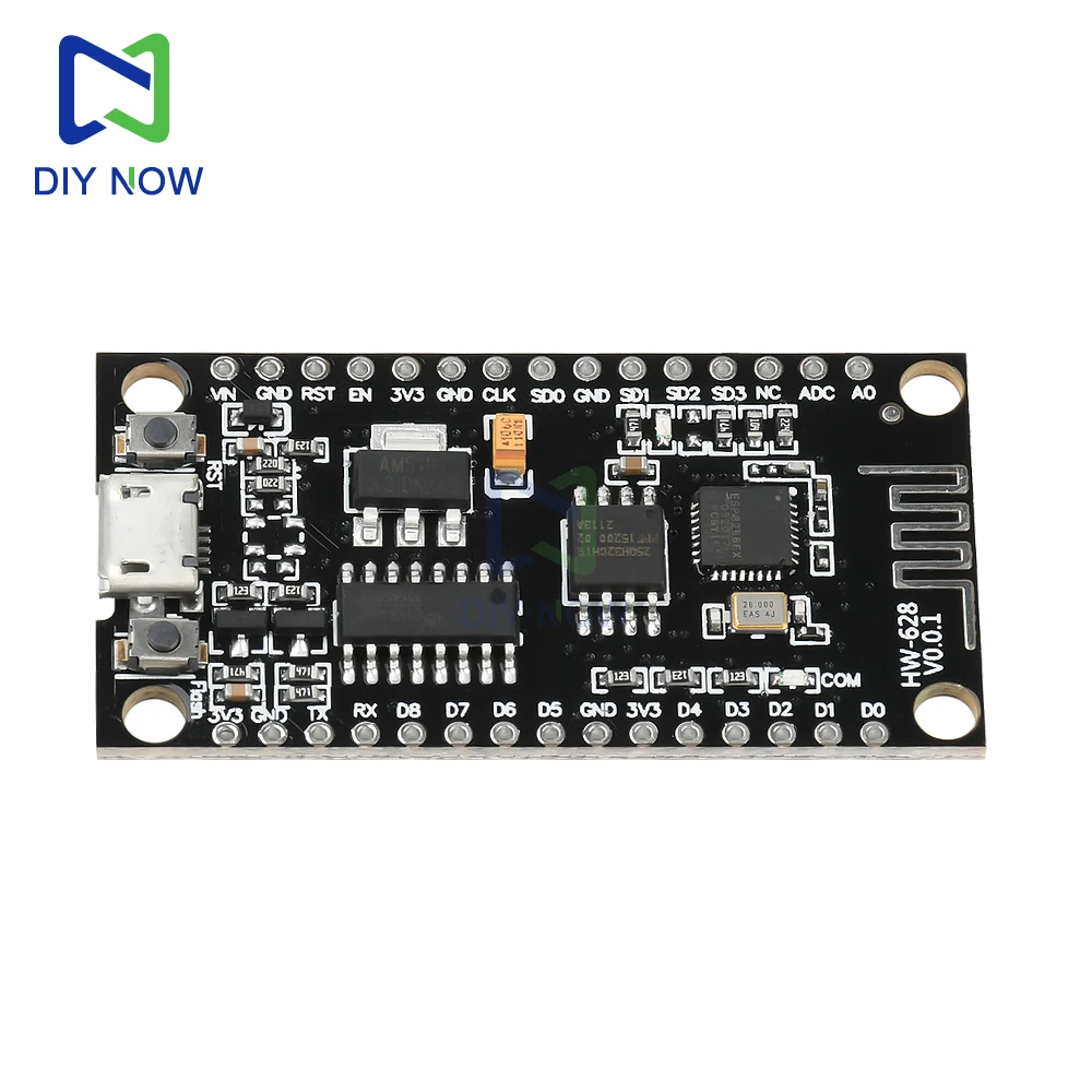 NodeMCU V3 Lua Módulo WIFI integración de ESP8266 + memoria adicional 32M Flash, USB-serial CH340G - imagen 4