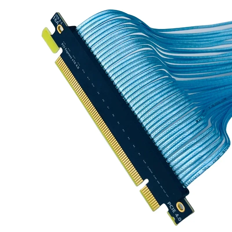 Cable de extensión de tarjeta gráfica GPU PCIE 4,0 X16 PCIe 4,0 32GB \ S Gen4 adaptador de Cable plateado para tarjeta de vídeo 3090 para servidor AI - imagen 4