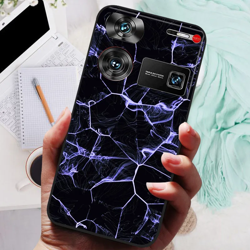 Para Nubia Z60 Ultra funda Z 60 Ultra lujosa funda trasera de silicona para teléfono NUBIA NubiaZ60 Z60Ultra fundas protectoras Capas - imagen 5