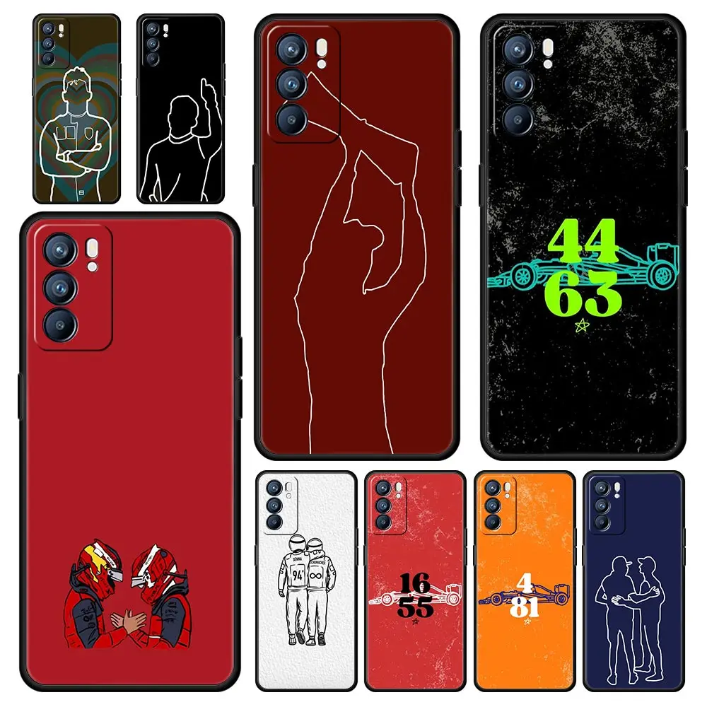 Funda de teléfono para Oppo A54, A53, A52, A9, A15, A95, A17, A16, A76, A74, A57, A31, Find X6 Pro, X5, Reno8, Reno7, Reno6 Pro, 5G, F1, número 33