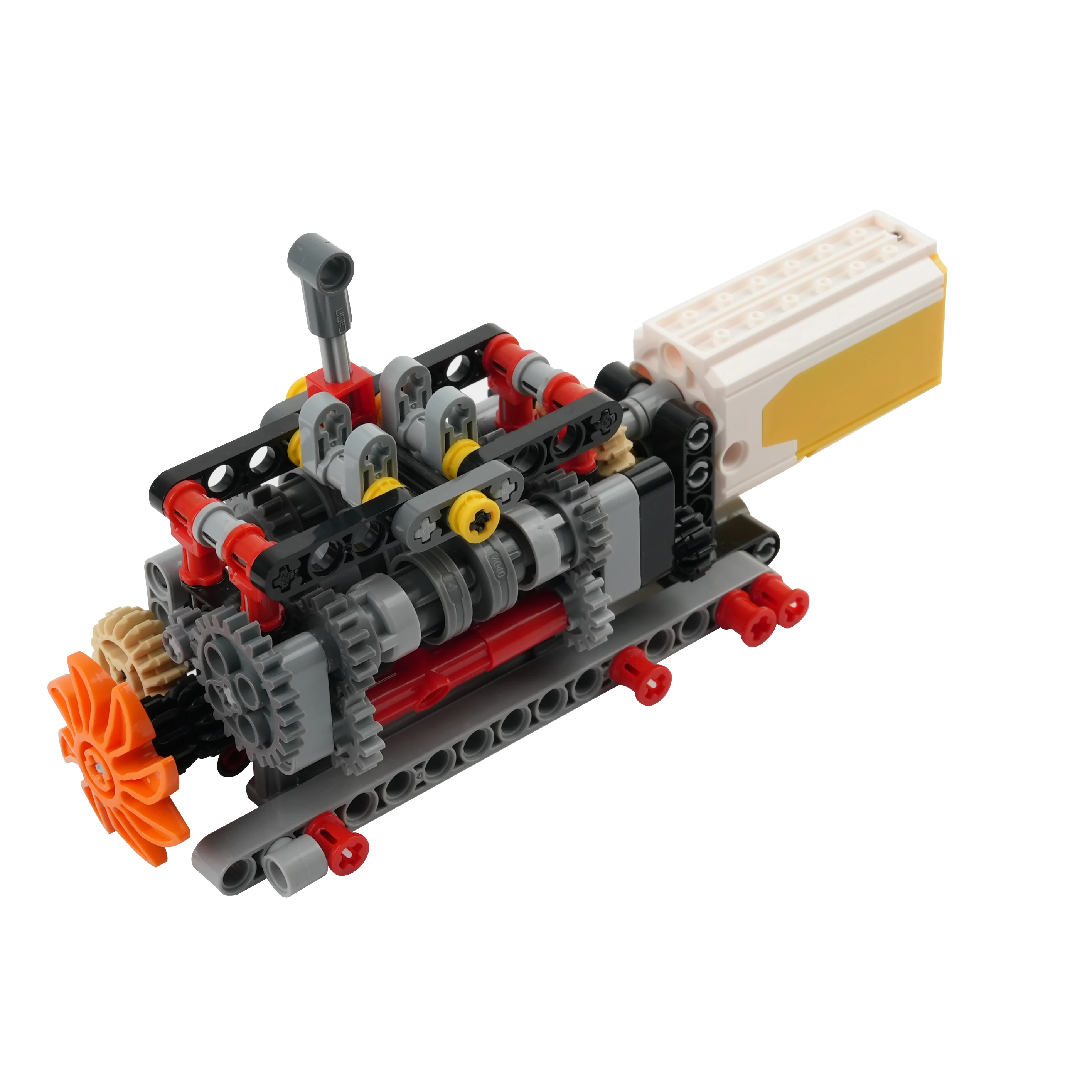 Motor de caja de cambios de 6 velocidades, modelo de transmisión Manual, bloques de construcción MOC, rompecabezas ensamblados, juguetes, ladrillos compatibles con Legoeds - imagen 4