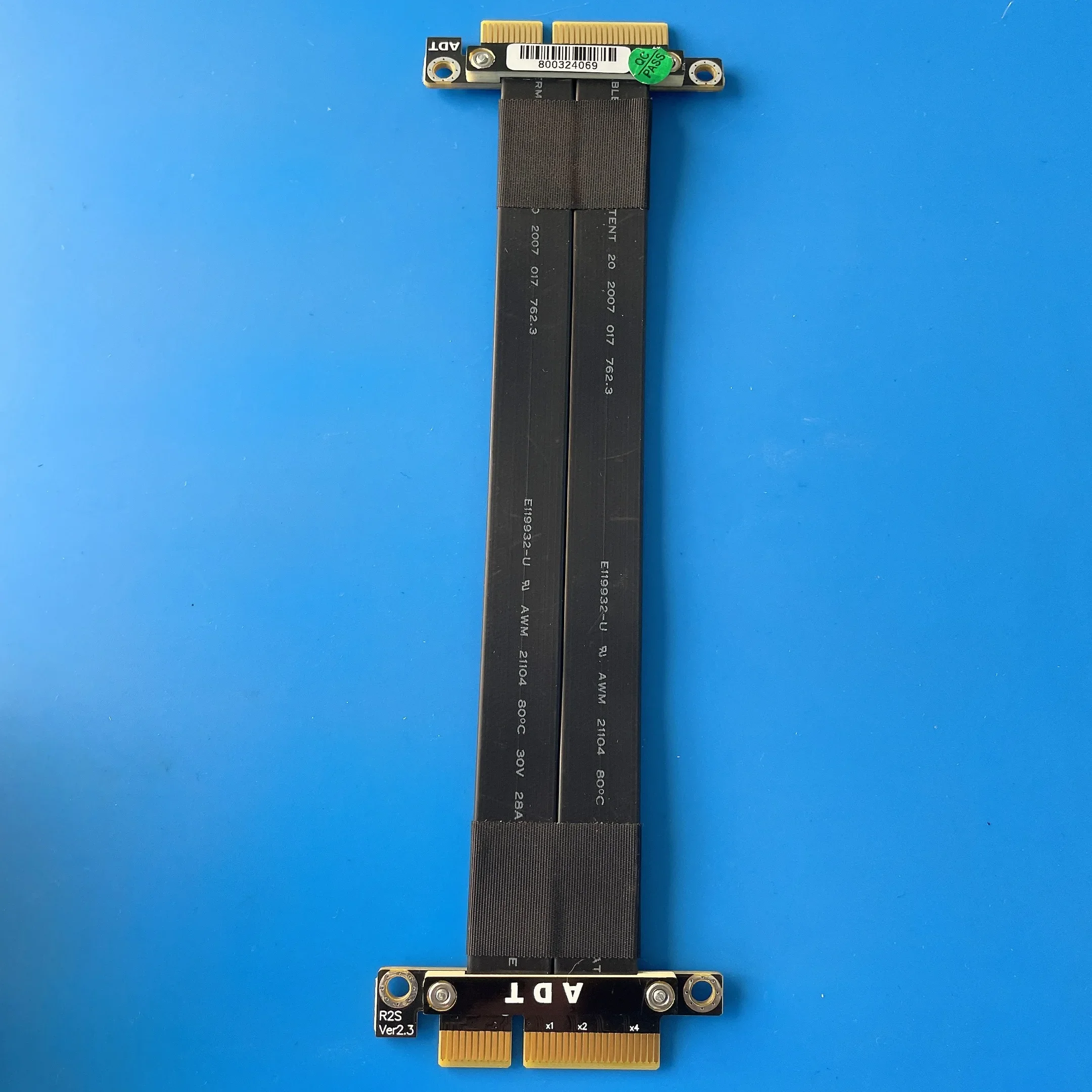 R22SS PCI-E4.0 4x PCI Express 3,0 X4 a X4 Riser macho a macho Pcie TX-RX intercambio de señal Tx-Tx Cable de extensión directa 4X Jumpers - imagen 5