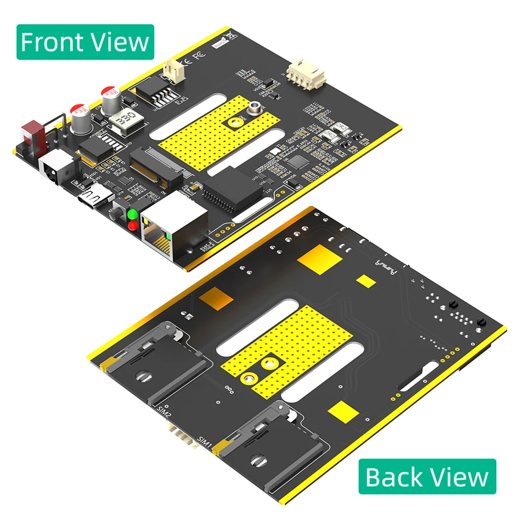 Para módulo M.2 NGFF B-key 4G/5G a adaptador tipo C con puerto RJ45 ranura para tarjeta SIM Dual controlador Realtek RTL8125BG - imagen 5