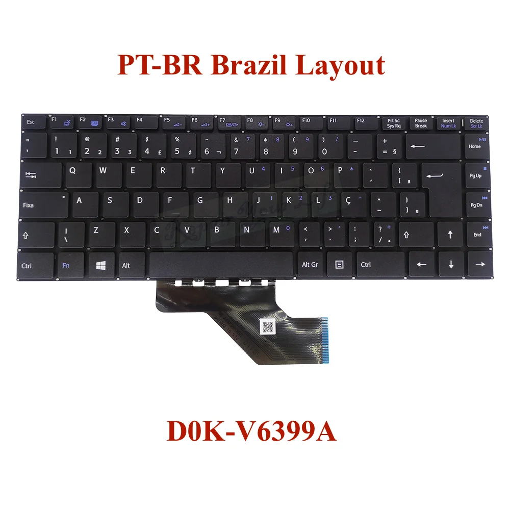DOK-V6399A NB-17-6399A D0K-V6311A, X311C, N14IP6-I, 6505H, francés, alemán, brasileño, teclado abnt2, pt-br - imagen 3