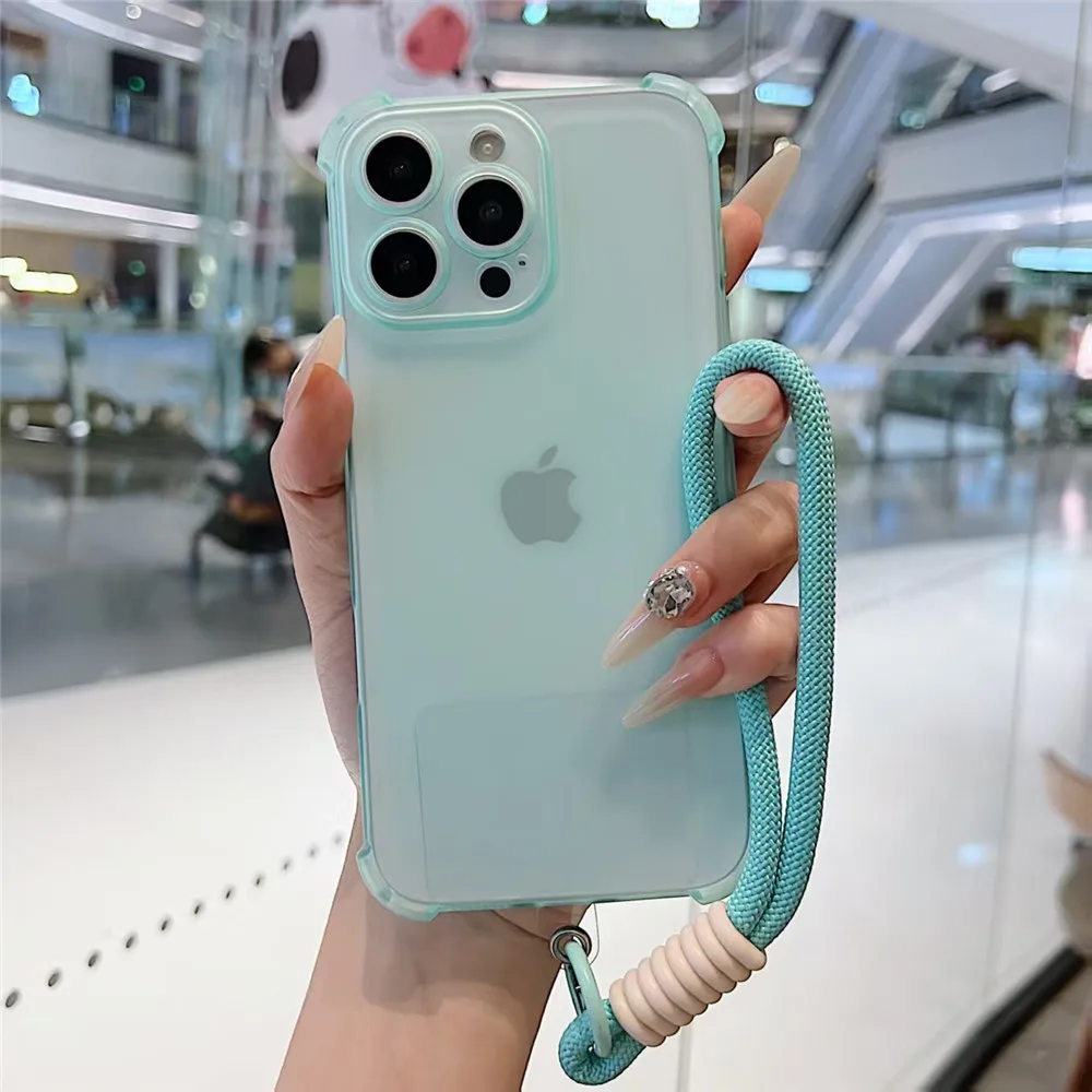 Funda de teléfono suave a prueba de golpes para Huawei Nova 13 Pro 12 12S 11 10 9 8 7 6 5 Pro SE con cordón cubierta protectora de lente mate - imagen 5