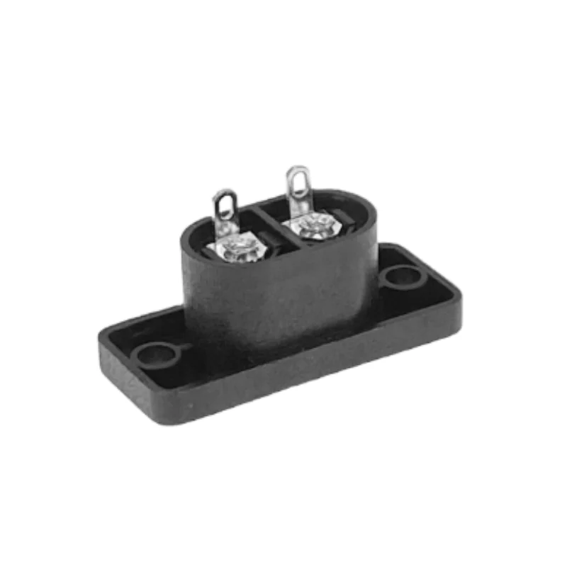 Fengyidz nuevo superventas AC250V 2.5A 5 uds 2Pin IEC 320 C8 enchufe de entrada de montaje de tornillo - imagen 4
