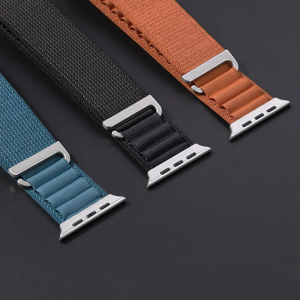Correa Alpine Loop para Apple Watch Ultra 3 Band 49mm pulsera iWatch Series 11 10 42mm 46mm SE 3 40 44mm 8 9 45mm 41mm banda de nailon - imagen 3