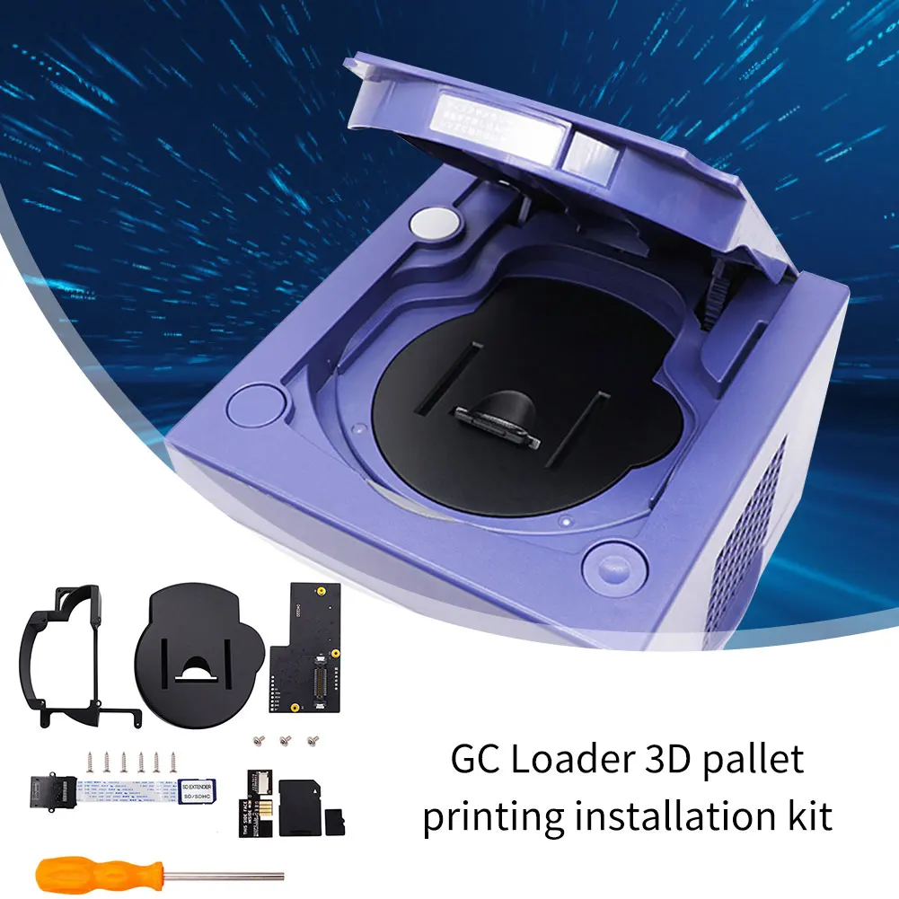 Kit de montaje de impresora 3D con adaptador de extensión, destornillador para Gamecube GC Loader, accesorios de impresora 3D - imagen 3