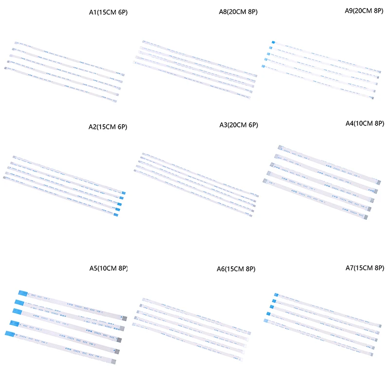 Cable Flexible para interruptor de ordenador portátil, conector Flexible para ASUS Boot Line de 6 pines y 8 pines, 15cm y 20cm, 5 unidades - imagen 4