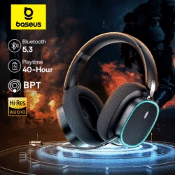 Baseus GH02 Auriculares Gaming Inalámbricos Micrófono RGB