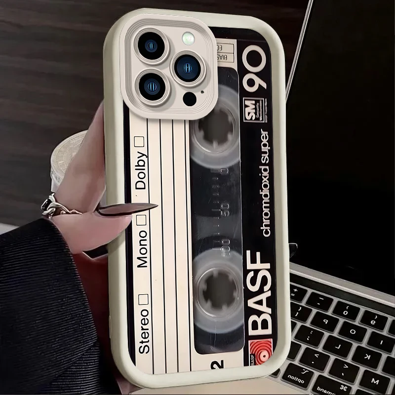 Funda de teléfono suave para iPhone 16 15 14 13 12 11 Pro Max X XS X S Max XR SE 2020 7 8 Plus patrón de cinta de la suerte protección a prueba de golpes - imagen 5