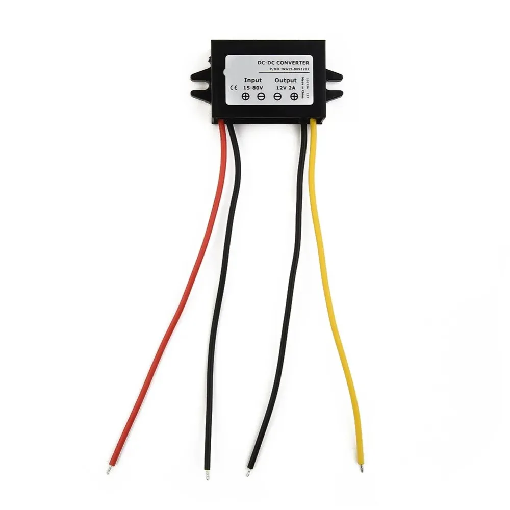 Convertidor DC-DC 15V-72V 18V 24V 36V 48V 60V a 12V 2A Módulo reductor - imagen 4