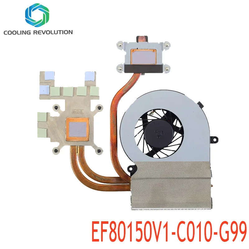 Disipador de calor original para TOSHIBA serie X70, con ventiladores de refrigeración, MF80150V1-C010-G99 SOL3BDCTM0I0035N0FS