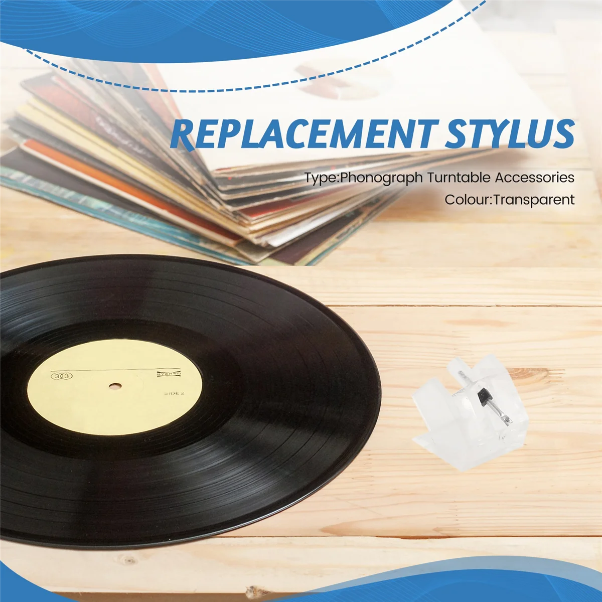 ABWG-estilo de repuesto para Sanyo ST55D ST29D ST57D Goldring Elan Elektra LP fonógrafo accesorios para tocadiscos - imagen 4