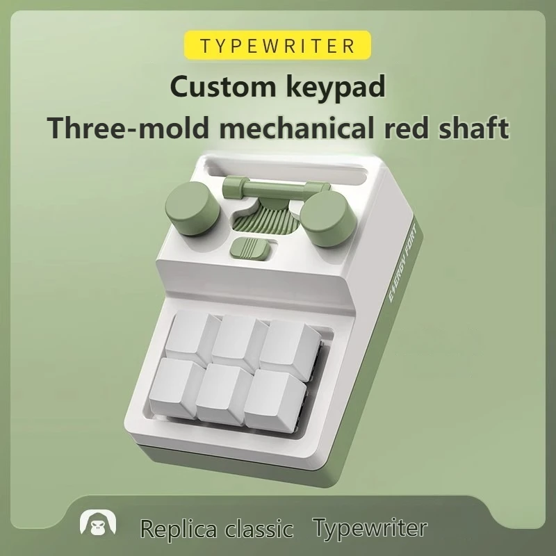 Teclado de tres modos RGB, tecla completa personalizada, intercambiable en caliente, perilla de teclado personalizado, Teclado mecánico de oficina multifunción Bluetooth - imagen 2