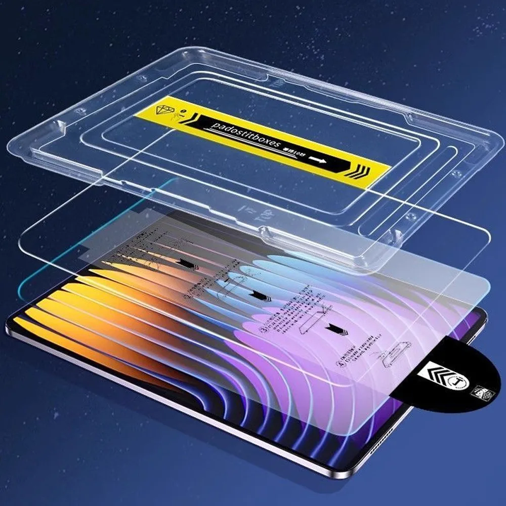 1/2 Uds para IPad 2025 A16 Air11/13 pulgadas Protector de pantalla de vidrio templado de fácil instalación película protectora antiluz azul para IPad 11 - imagen 4