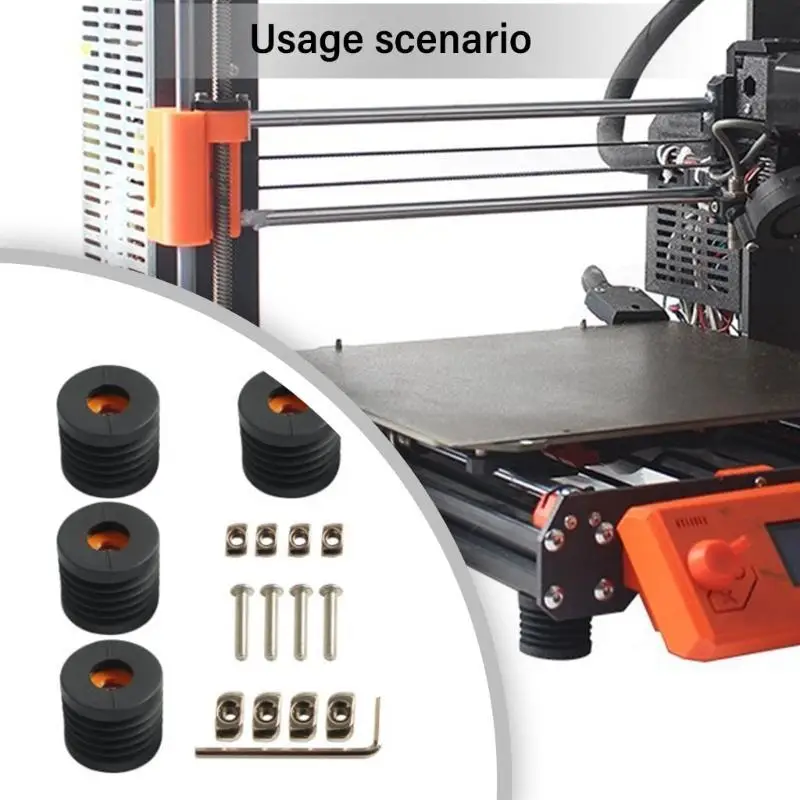 R53C 4 Uds cubierta pie almohadilla para impresora X1C pieza reparación estabilidad almohadilla - imagen 4