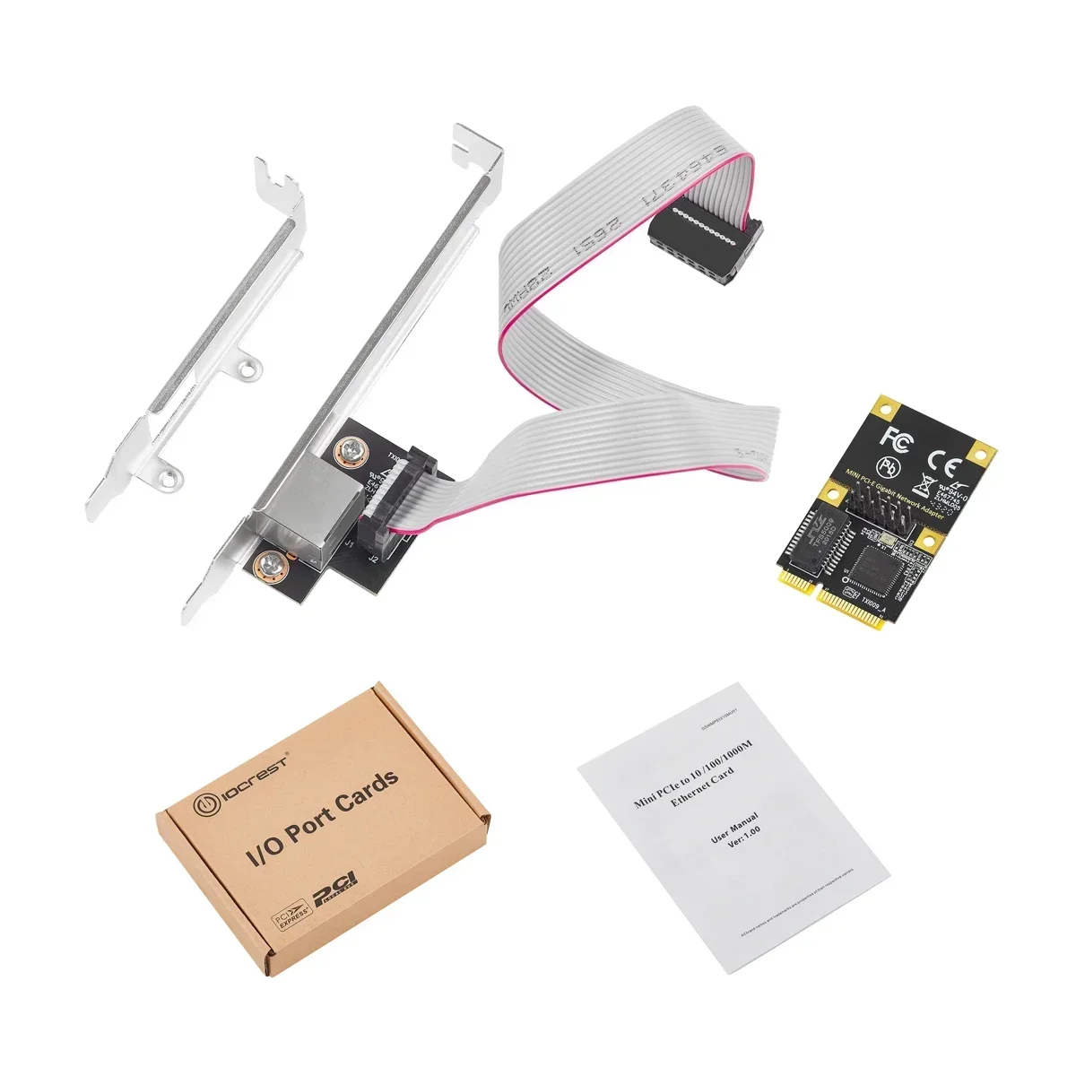 Tarjeta ST-JY Mini PCIe a 1 Gigabit lan con chipset Intel I210, tarjeta de red adaptadora RJ45 de 10/100/1000 Mbps - imagen 5