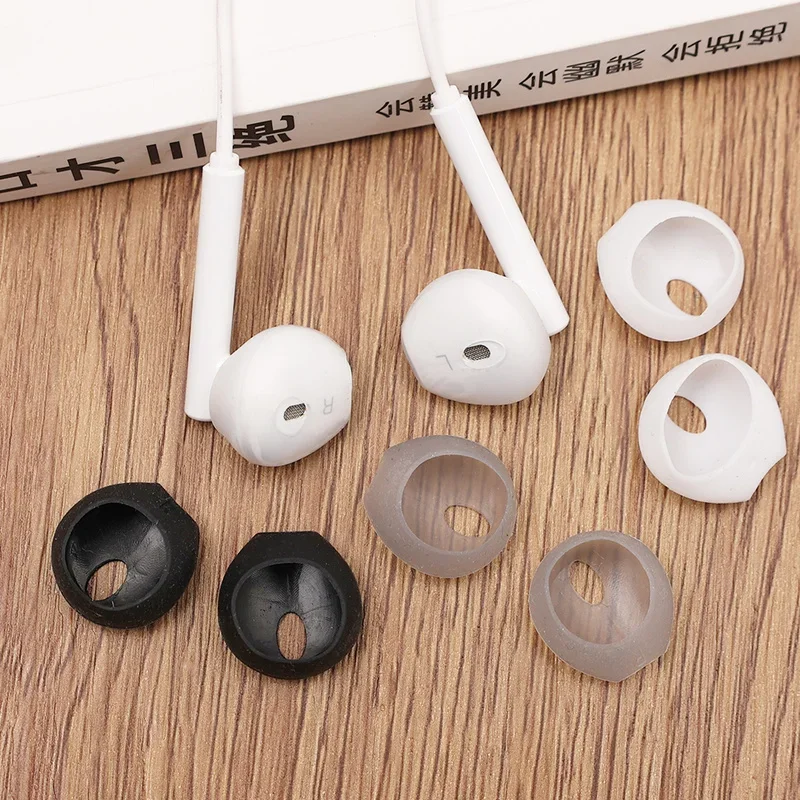 1-5 pares de cubiertas de punta de oreja de silicona antideslizantes para Airpods cubierta antipérdida cubierta de auriculares auriculares Bluetooth cubierta de enchufe de auriculares - imagen 4