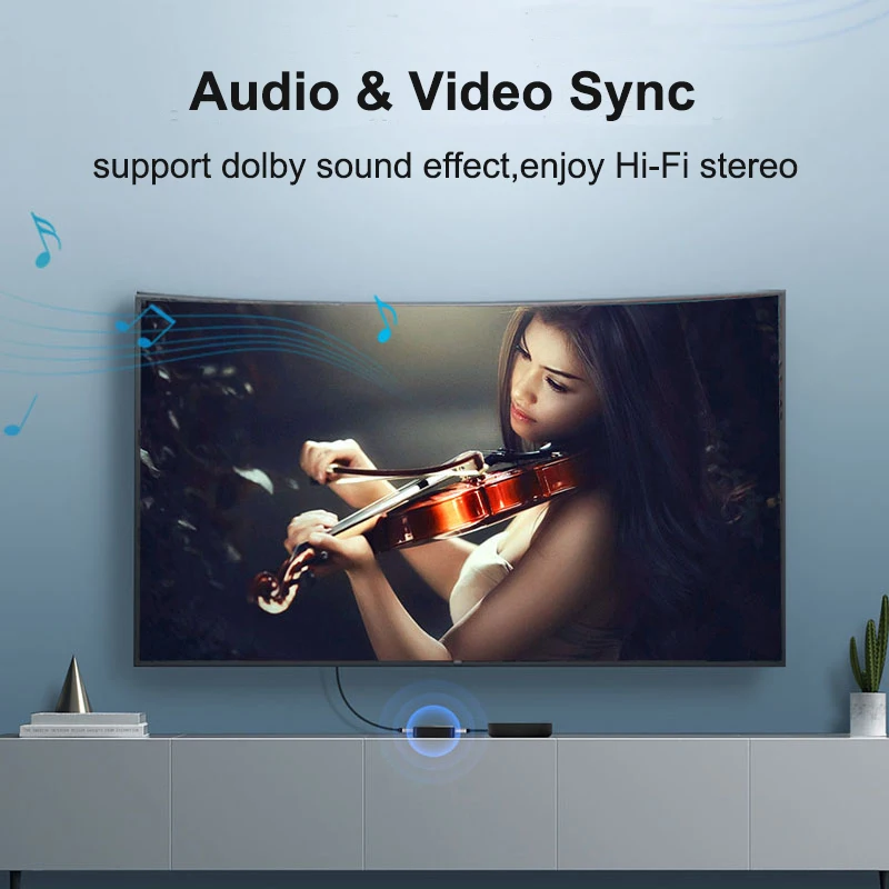 Conmutador bidireccional HD 4K 60Hz compatible con HDMI 2 en 1 salida 1X2 distribución para PC portátil proyector - imagen 3