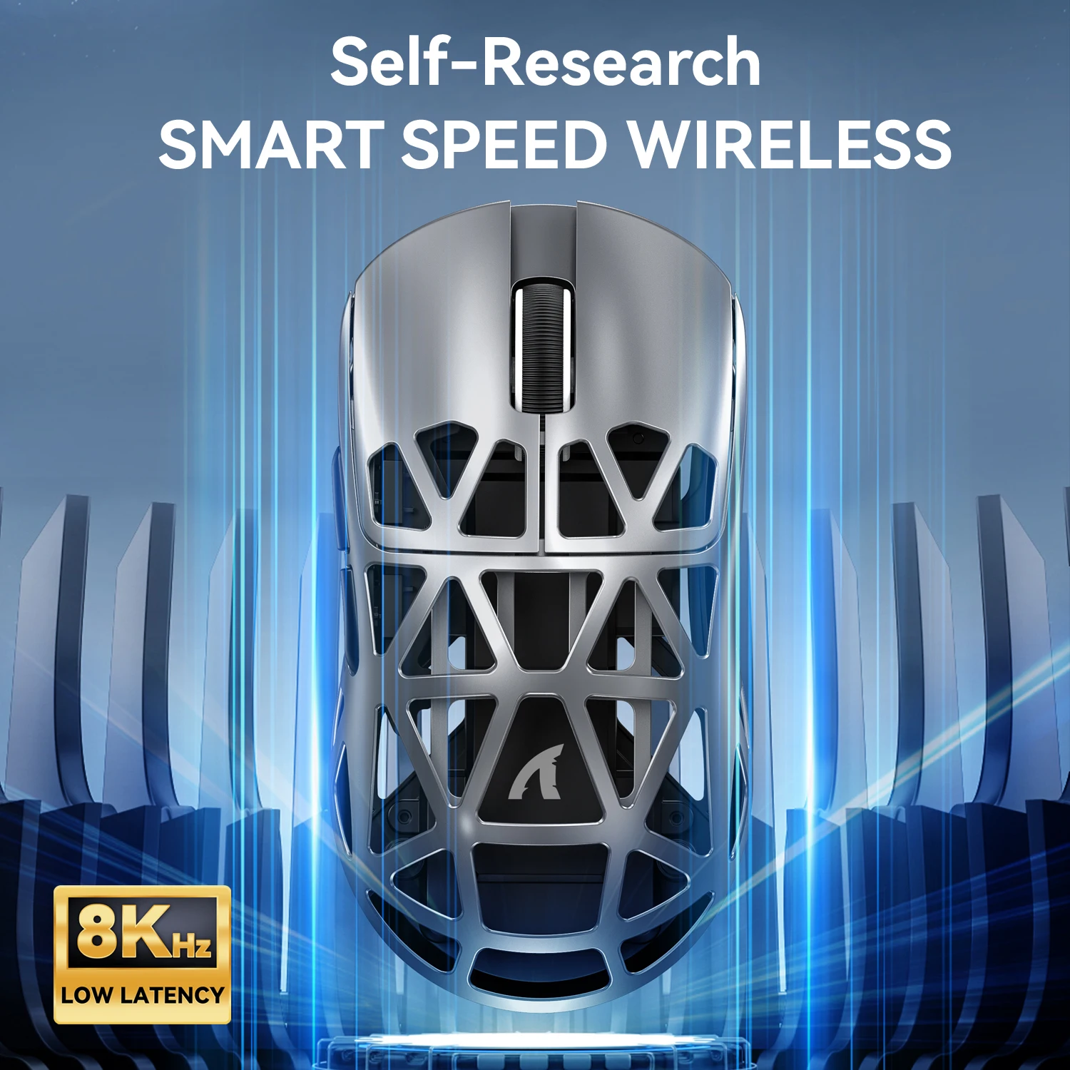 Ratón inalámbrico ligero para juegos ATTACK SHARK R2 de aleación de magnesio PAW3950 de 8KHz - imagen 4