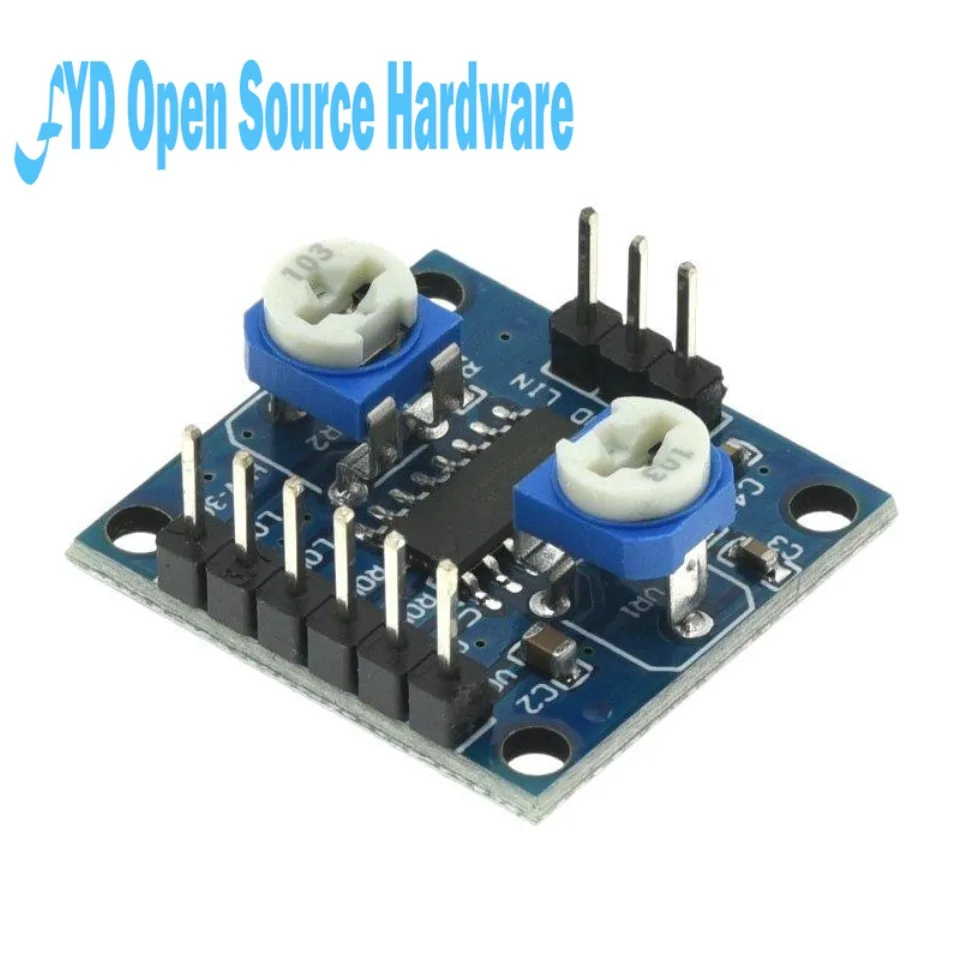 Placa amplificadora digital estéreo 1-10PCS 5Wx2 - 2,5-5V, control de volumen dual, alimentada por USB, para altavoces de 4Ω/8Ω - imagen 3