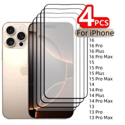Protector de pantalla de vidrio templado para iPhone 16 Pro Max