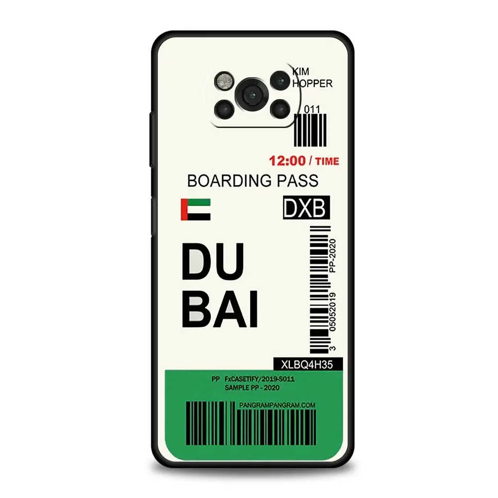 Funda de teléfono con etiqueta de Nueva York para Xiaomi Poco X6, X5 Pro, X4, X3, NFC, F5 Pro, F4, F3, GT, M5, M4 Pro, 5G, M3 - imagen 3