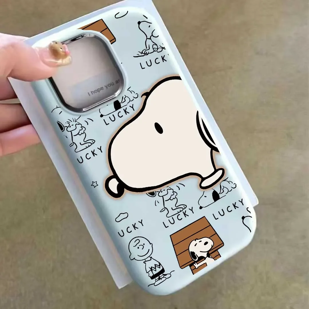 Funda bonita de dibujos animados de Snoopy para Xiaomi 15 Ultra 13t POCO X6 X5 X3 F5 Pro Mi 13T 12 5G 11 Lite Capa de silicona - imagen 3