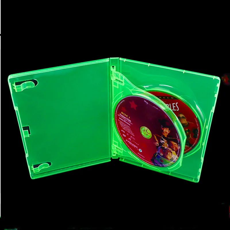 Caja de CD de doble disco de plástico PP para Xbox one, funda protectora de embalaje de disco de almacenamiento de juegos Xbox 360 - imagen 3