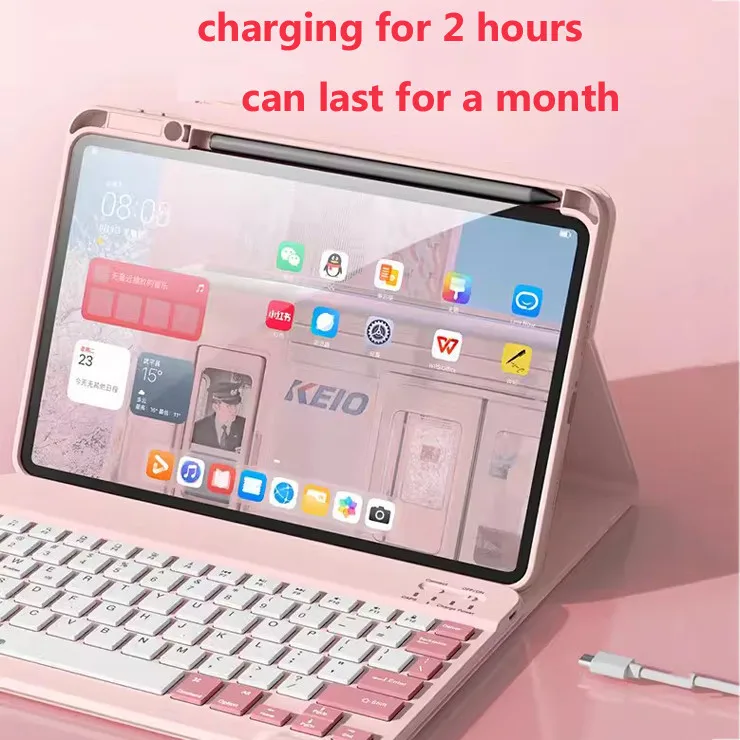 Funda con teclado para Xiaomi Pad 8 8 Pro 11,2 "2025 MiPad 7 Pro 7 11,2 Mi Pad 6Pro 5Pro funda magnética desmontable con ranura para bolígrafo - imagen 4