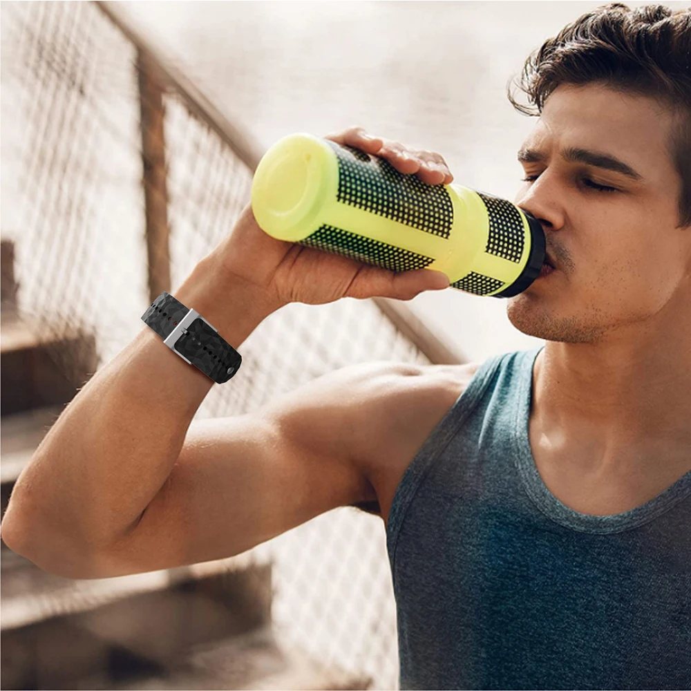 Correa de reloj de silicona de 24mm para Suunto 7 9 Baro D5 Spartan Sports pulsera hr Correa de reloj inteligente Correa de repuesto - imagen 4