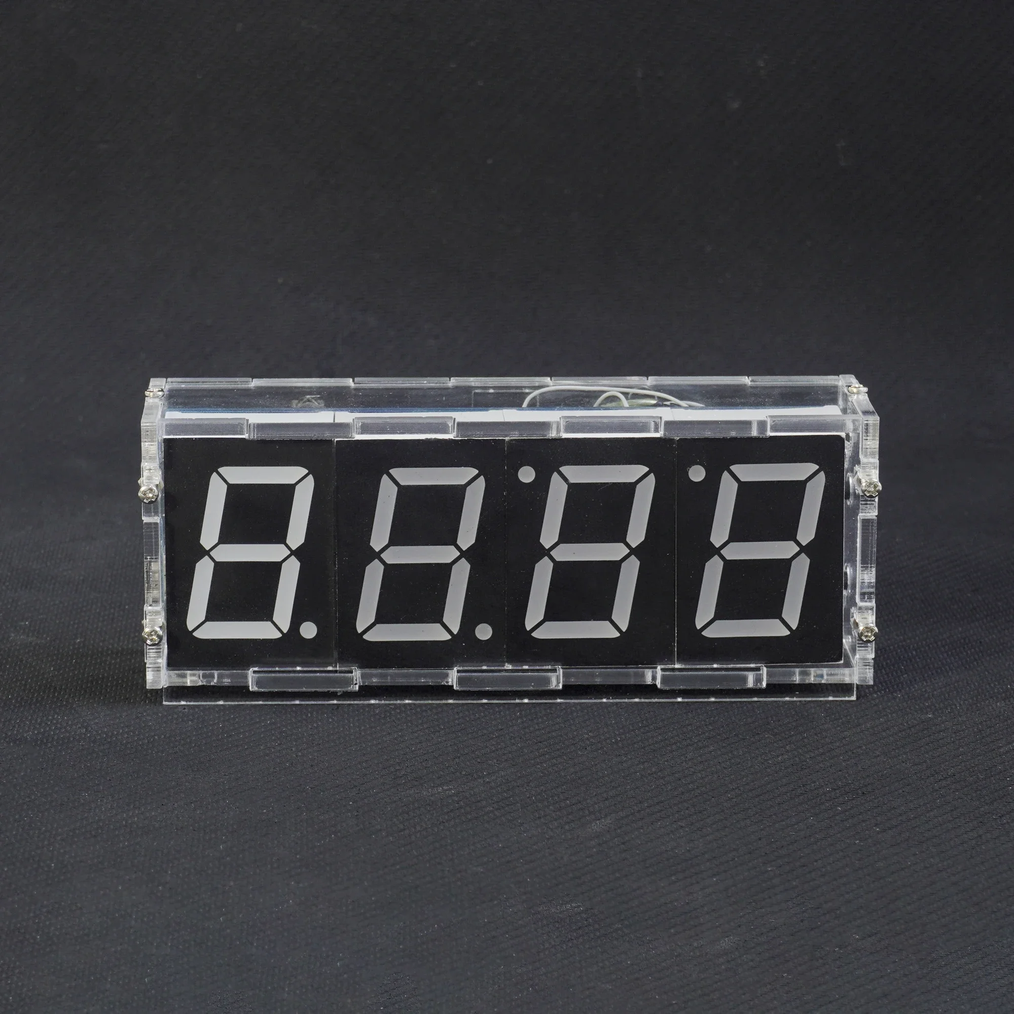 Kit de reloj multifuncional de cuatro dígitos, 1,2 pulgadas, Control remoto por voz, alarma, temperatura, electrónico, piezas sueltas de soldadura DIY - imagen 2