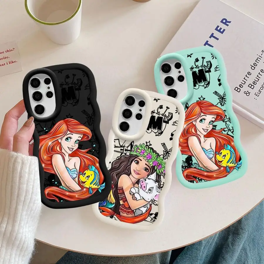 Funda para Samsung Galaxy S25 S24 S24 + S20 FE S25 + S21 S23 Plus S22 funda de teléfono Ultra suave Disney Minnie Mickey lindo