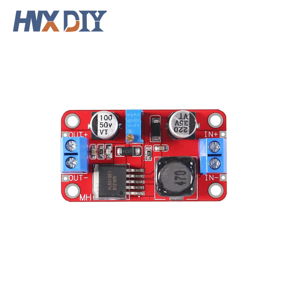 Módulo de potencia Boost Volt convertidor, 1-10 piezas, 5A, DC-DC, 3,3 V-35V a 5V, 6V, 9V, 12V, 24V, XL6019 - imagen 3