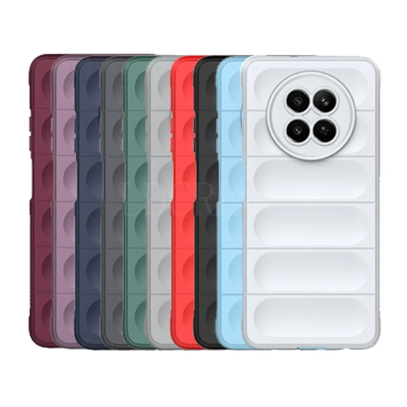 Para Realme 12X funda OPPO Realme 12X 5G Capas armadura lente protectora a prueba de golpes parachoques de teléfono suave TPU Fundas Realme 12X 5G - imagen 2