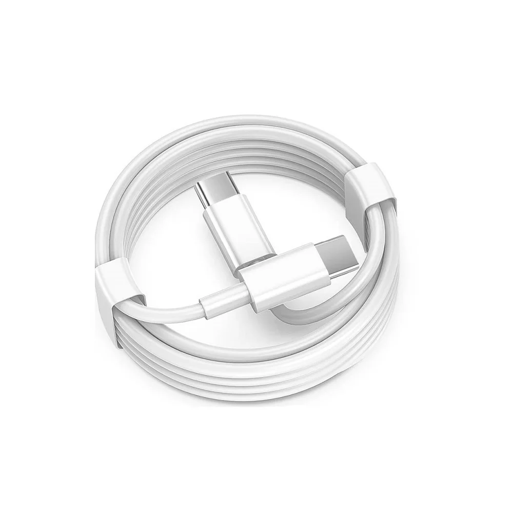 Cable de carga rápida tipo USB C a C 1M/3FT 2M/6FT y 3M/10FT para teléfono inteligente Android IPhone 15 16 y Tablet PC