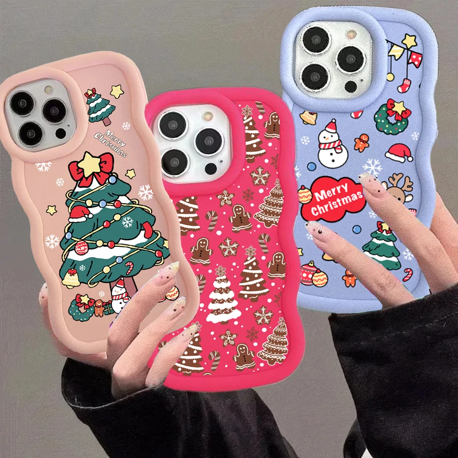 Funda con diseño de ciervo y alce para árbol de Navidad, para Huawai Honor Magic 7 400 90 Lite X9A X8A X7A X9B X8B X7B X8C X8 X6 Play 60 Plus Y9 Prime 2019 - imagen 3