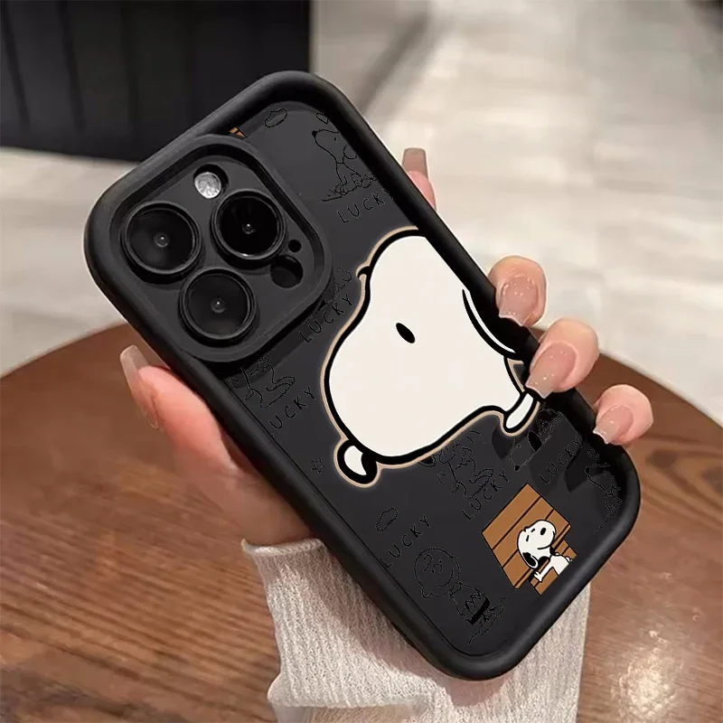 Funda de teléfono para Xiaomi MI 14T Pro 13T 12T 13 12 11 Lite 5G NE 15 POCO X7 X3 X5 X6 F5 Pro F3 X5 X4 GT F4 M3 M6 Pro cubierta Snoopy - imagen 5