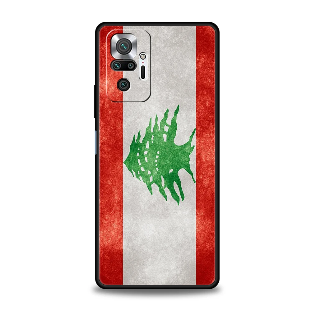 Funda de teléfono con pasaporte del Líbano para Xiaomi Redmi Note 14 5G 13 12 10 11 Pro Plus 4G 14C 13C 12C 10C 9C funda suave de TPU - imagen 3