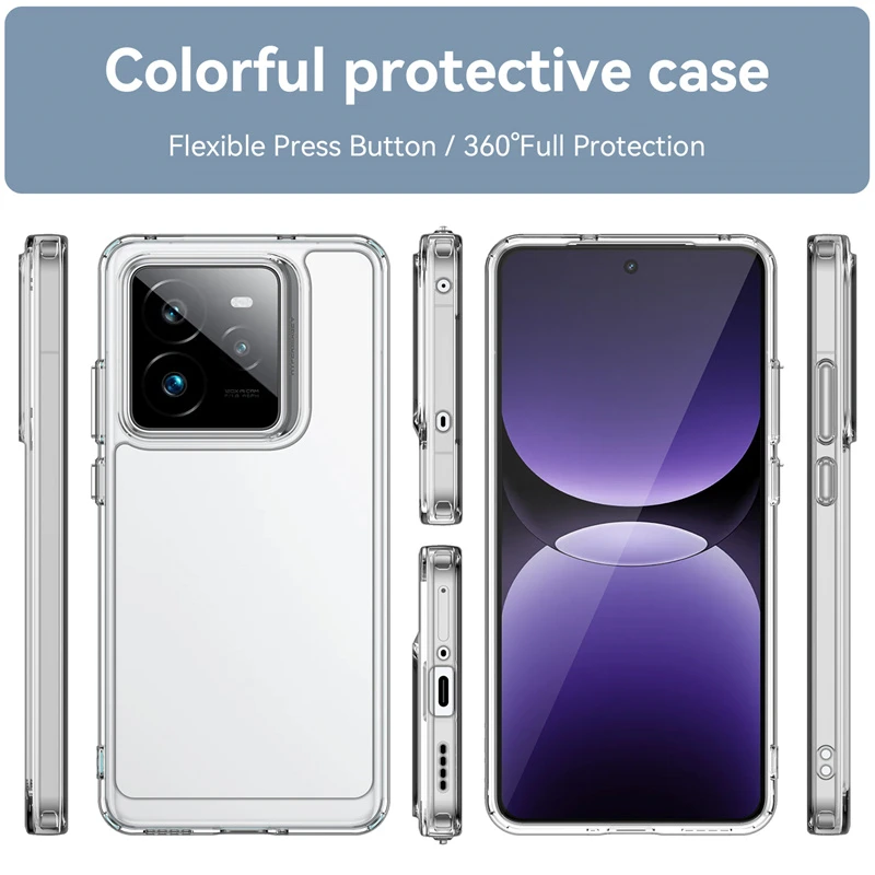 Para Realme GT 7 Pro funda OPPO Realme GT 7 Pro Capas parachoques trasero armadura transparente Fundas Realme GT 7 Pro - imagen 3