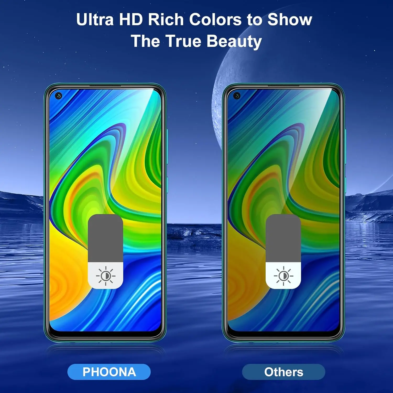 2 uds 9H vidrio templado de privacidad para Redmi Note 9 5G película protectora de pantalla antiespía - imagen 3