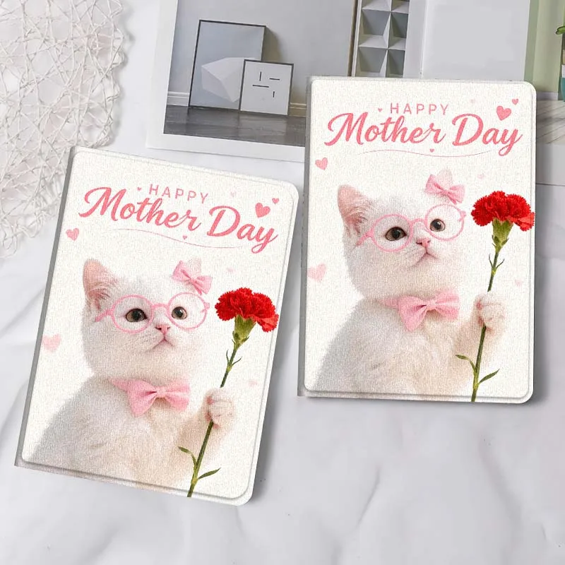 Funda para gafas Cat Rose para Lenovo Xiaoxin Pad Pro Tab M10 K10 Plus 3. ° Y700 Gen 11 11,2 11,5 12,7 8,8 pulgadas