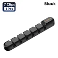 1Pcs 7-Clips Black