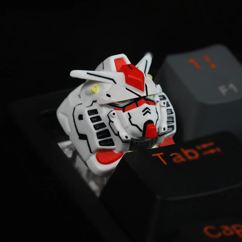 GMK-teclas de resina EVE 01, tema Cherry Cherry, perfil personalizado, Edgerunners, bonito regalo artesanal - imagen 3