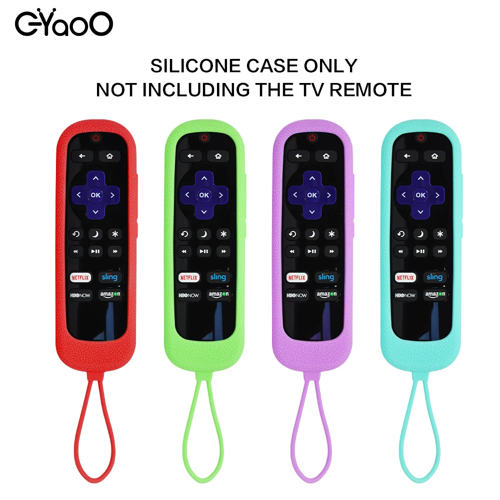 Funda remota para TCL Roku TV Steaming Stick/Express Funda protectora de silicona de repuesto que brilla en la oscuridad - imagen 2