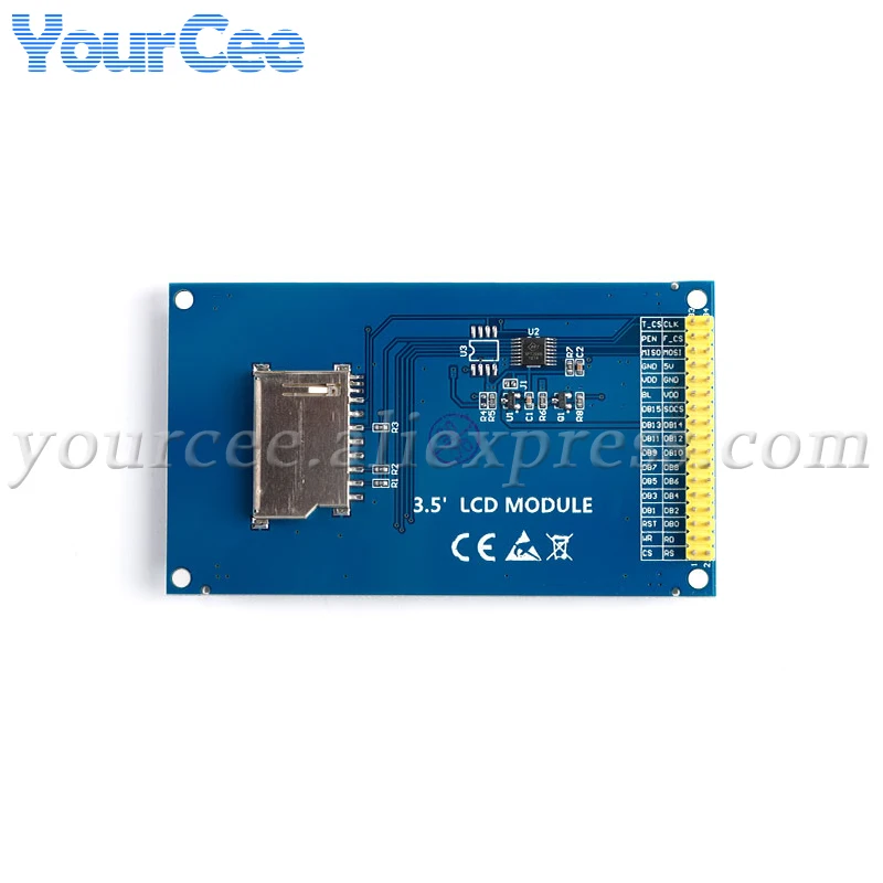 Módulo de pantalla LCD TFT de 3,5 "y 3,5 pulgadas, resolución 480x320, 480x320, 16Bit, RGB ILI9486 - imagen 5