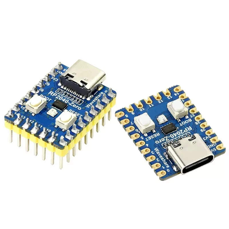 RP2040-Zero RP2040 para microcontrolador Raspberry Pi, módulo de placa de desarrollo PICO, procesador Cortex M0 + de doble núcleo, Flash de 2MB - imagen 2