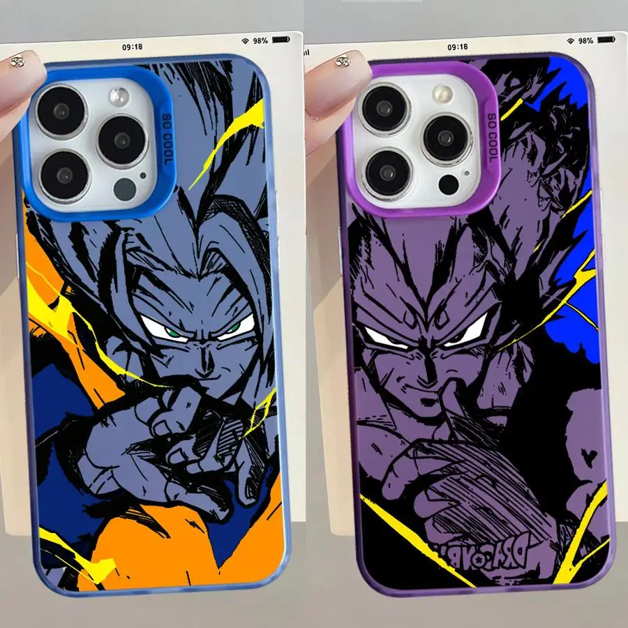 Funda blanda para iPhone 16e 14 15 16 Plus 11 12 13 Pro Max Anime Japón DBZ - imagen 5